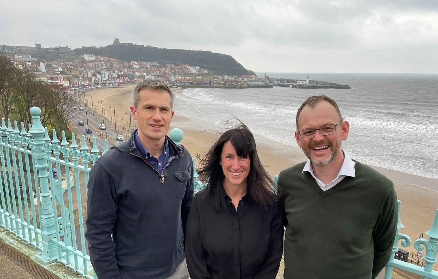 Garry Lisa Phil by Sea in Scarbrough 2